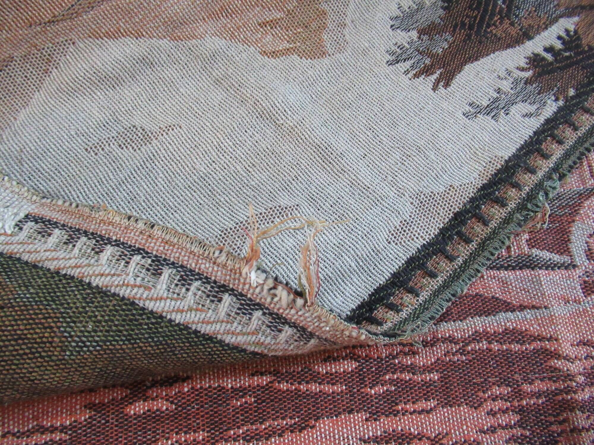 Antique tapestry from lake wolfgang, austria, 1930s-40s.