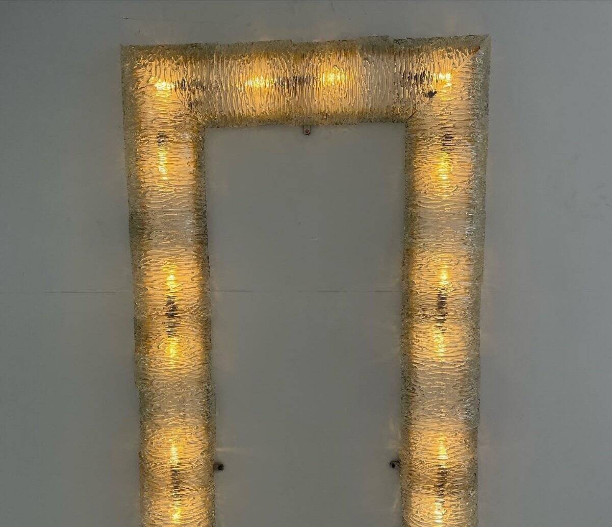 Murano glass ceiling chandelier, Barovier circa 1950