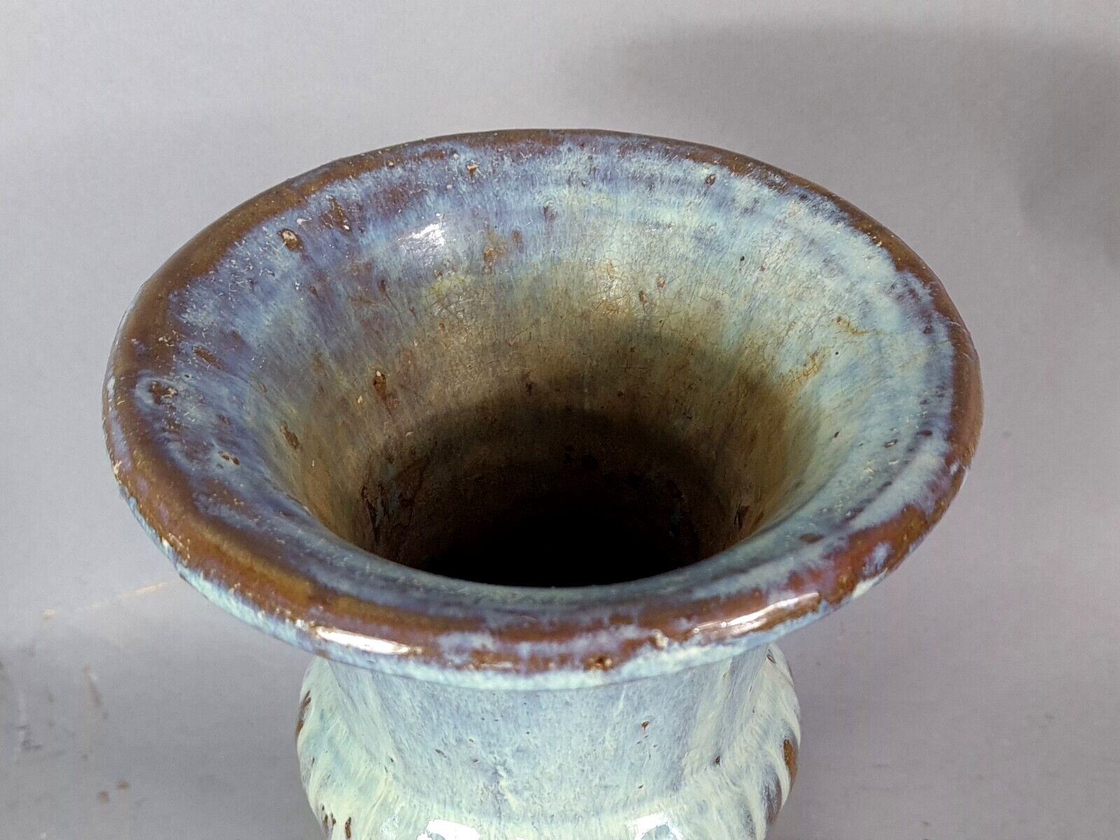 Medici vase in glazed terracotta, very good condition SB845