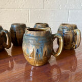 Serie of 6 mugs