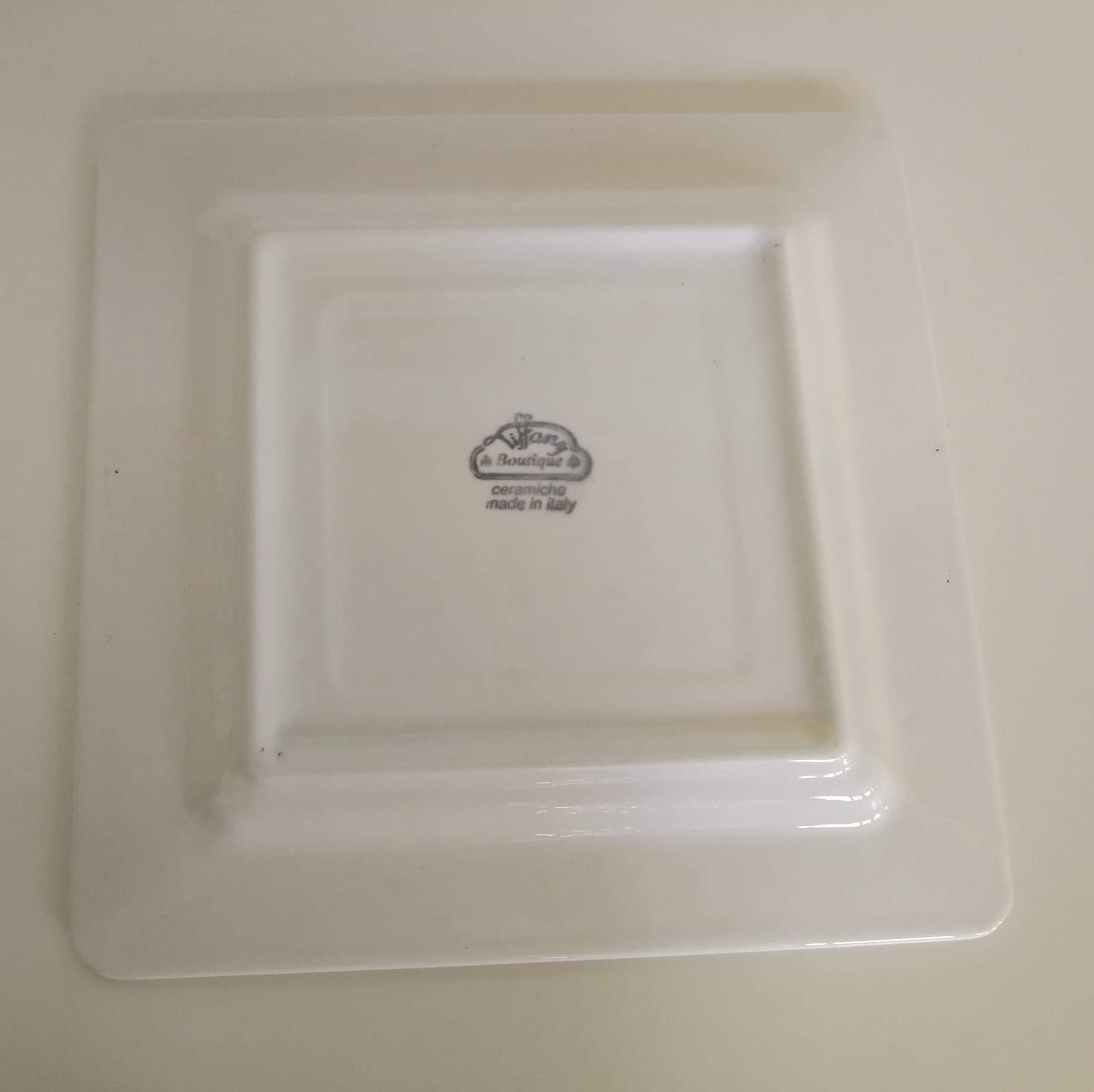 Tiffany Italian ceramic dish