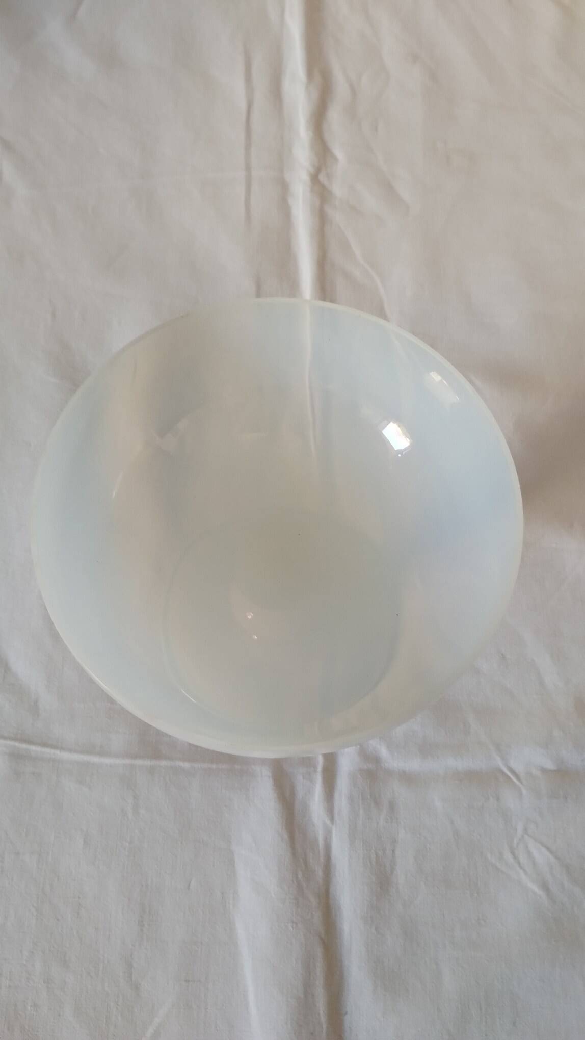 Opaline footed bowl