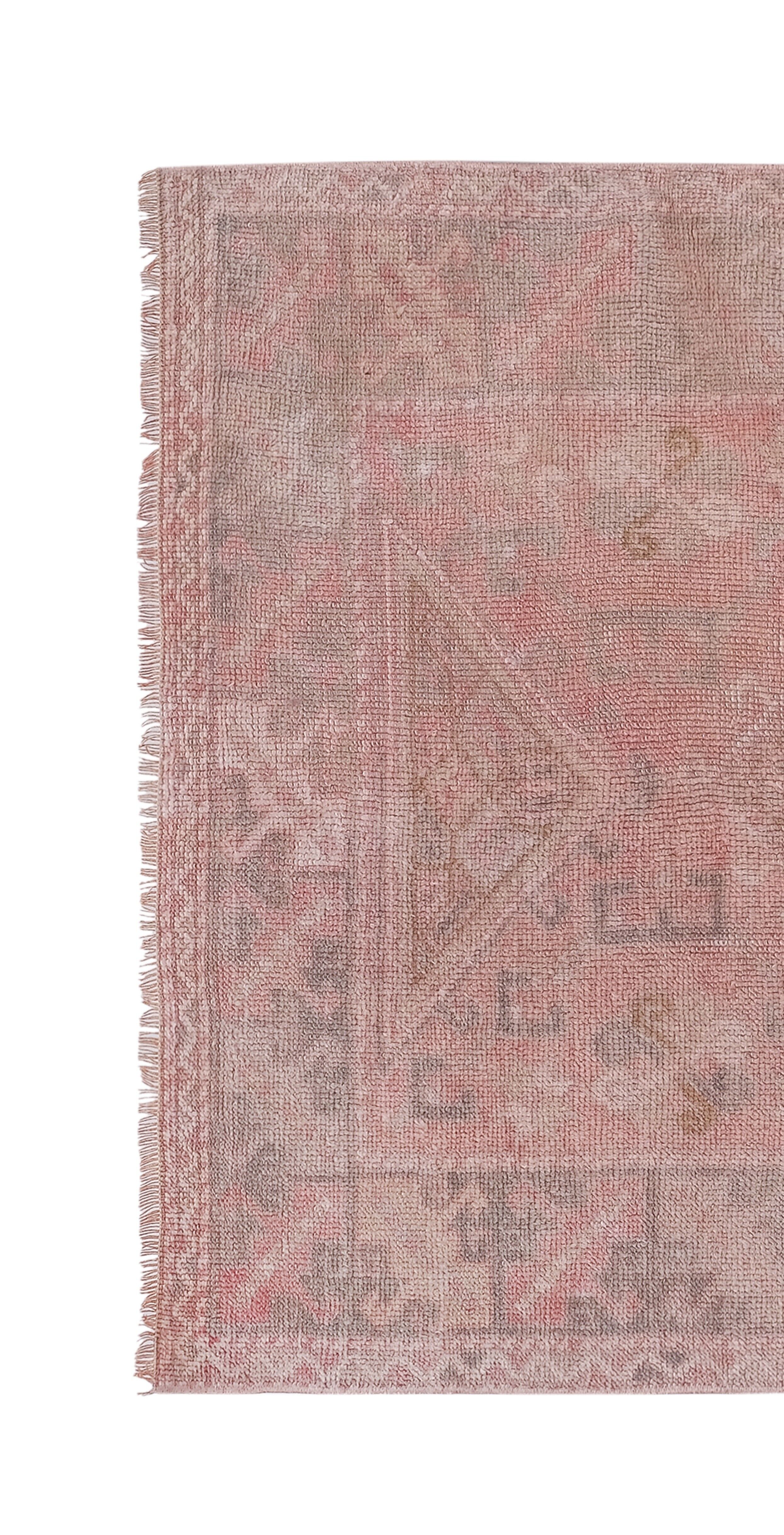 Vintage Turkish rug from Oushak, handwoven 120x187 cm