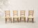 Set of 4 rustic straw chairs in solid wood – France, 1950s-19