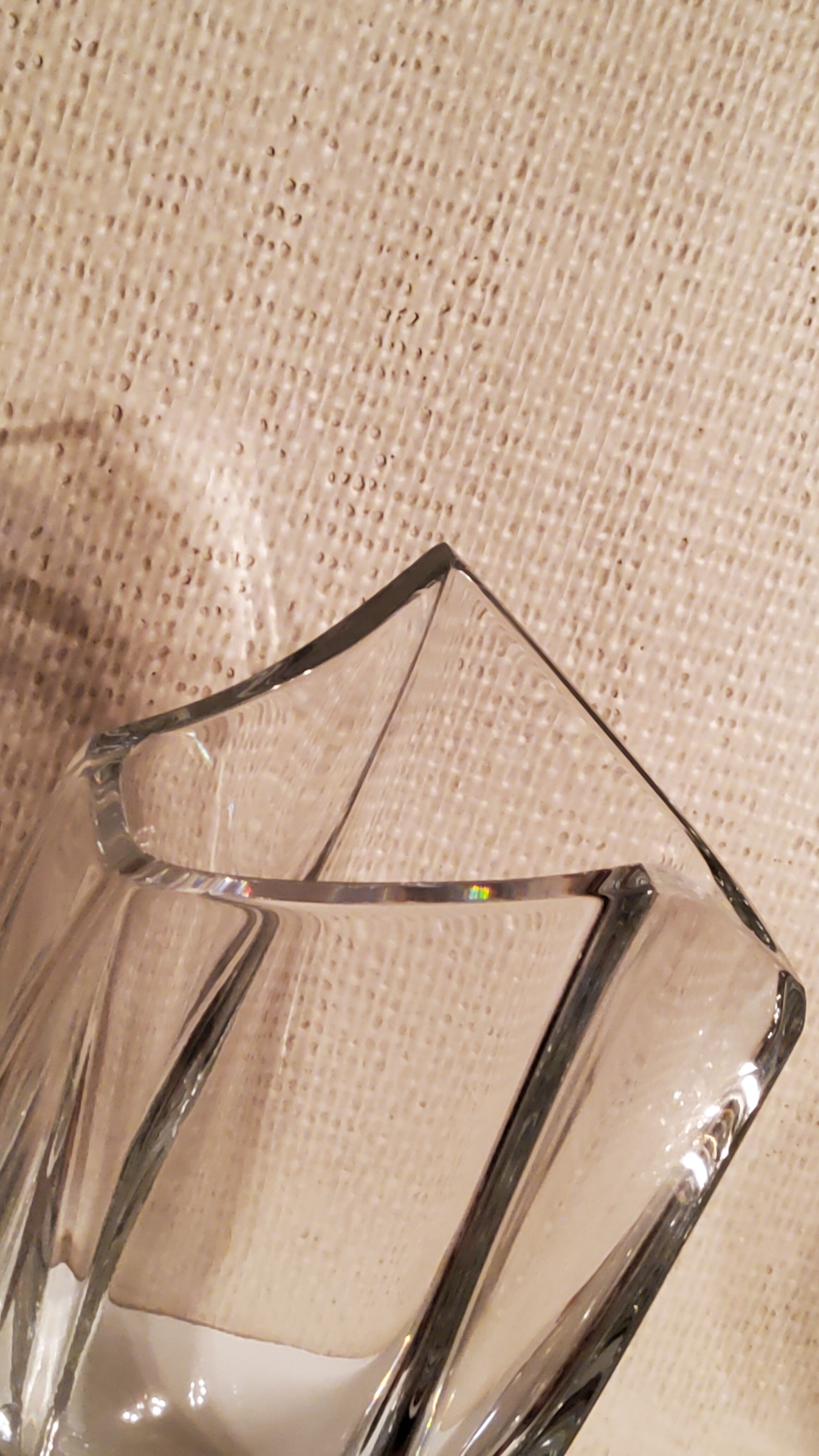 Baccarat vase signed Robert Rigot model Giverny 28cm