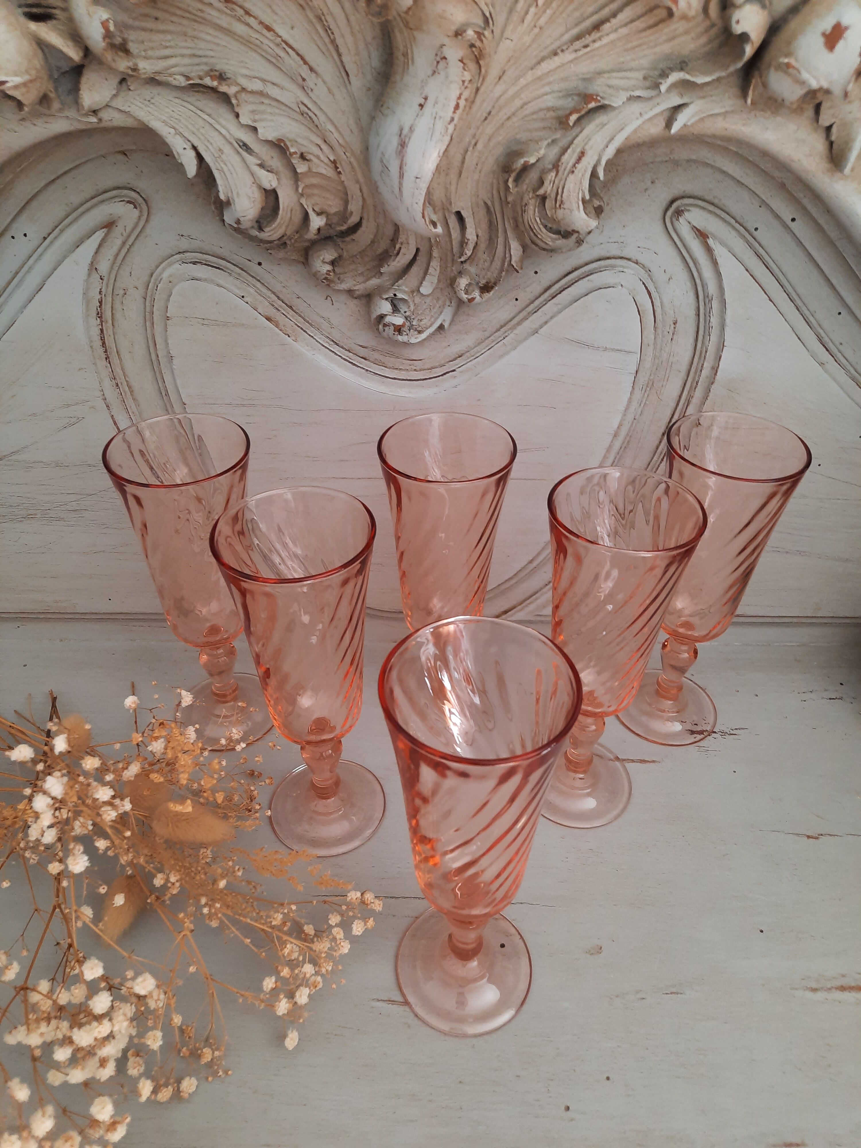 Rosaline champagne flutes from Luminarc