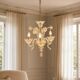 Venetian Murano Glass Chandelier 3 Lights 1960’s 