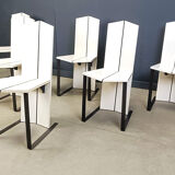 Post modern dining chairs, set of 6 - 1980s