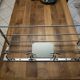 chrome coat rack with 4 hooks