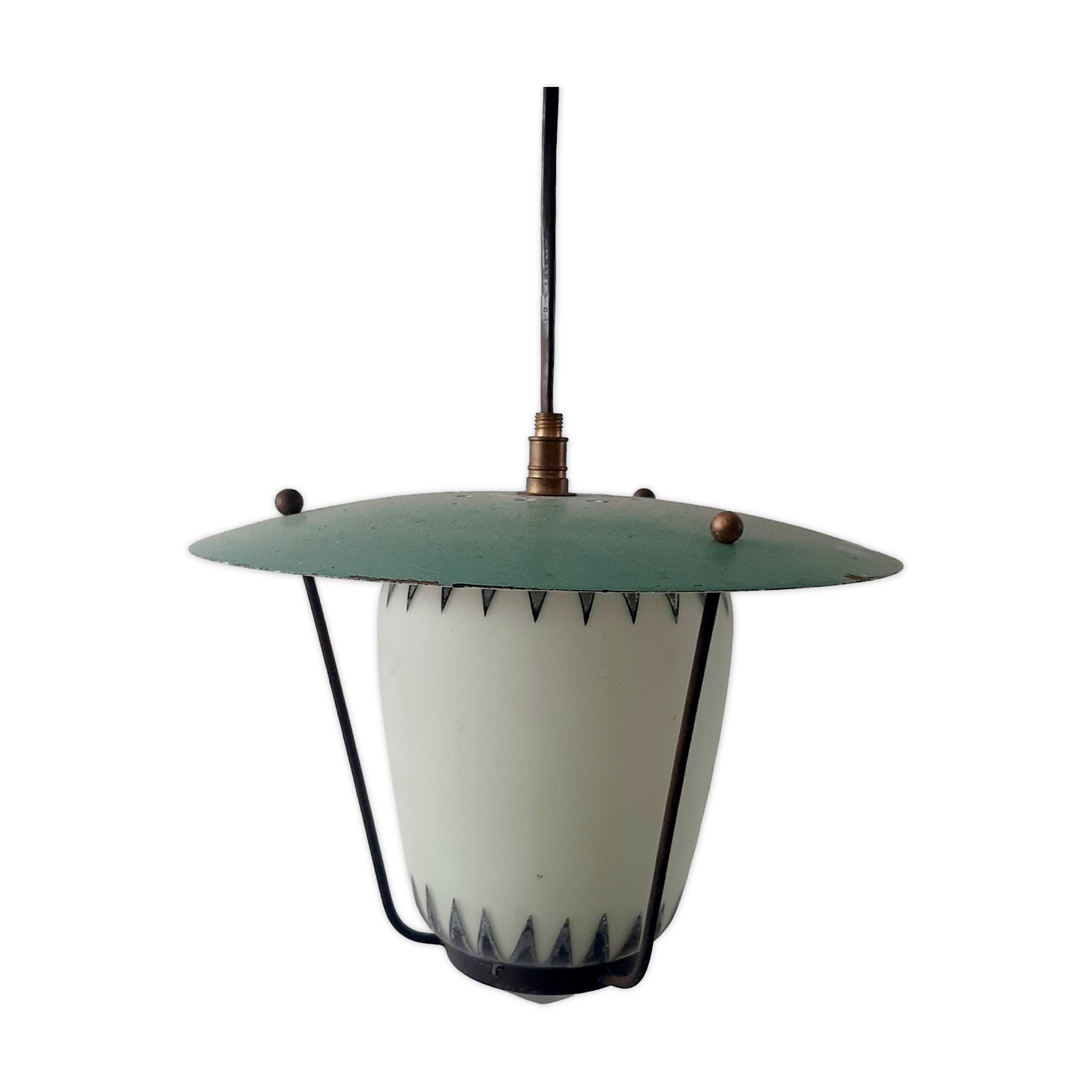 Vintage suspension lamp 50s