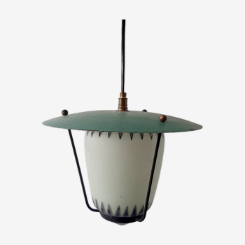 Lampe suspension vintage années 50
