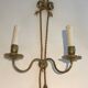 Paire d'appliques en bronze de style Louis XVI