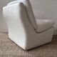 Vintage two-seater modular sofa, off-white, France 1970s