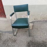 Office armchair year 50 skai green