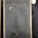 Antique barber-style triptych mirror