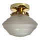 Vintage Art Deco Globe Ceiling Light