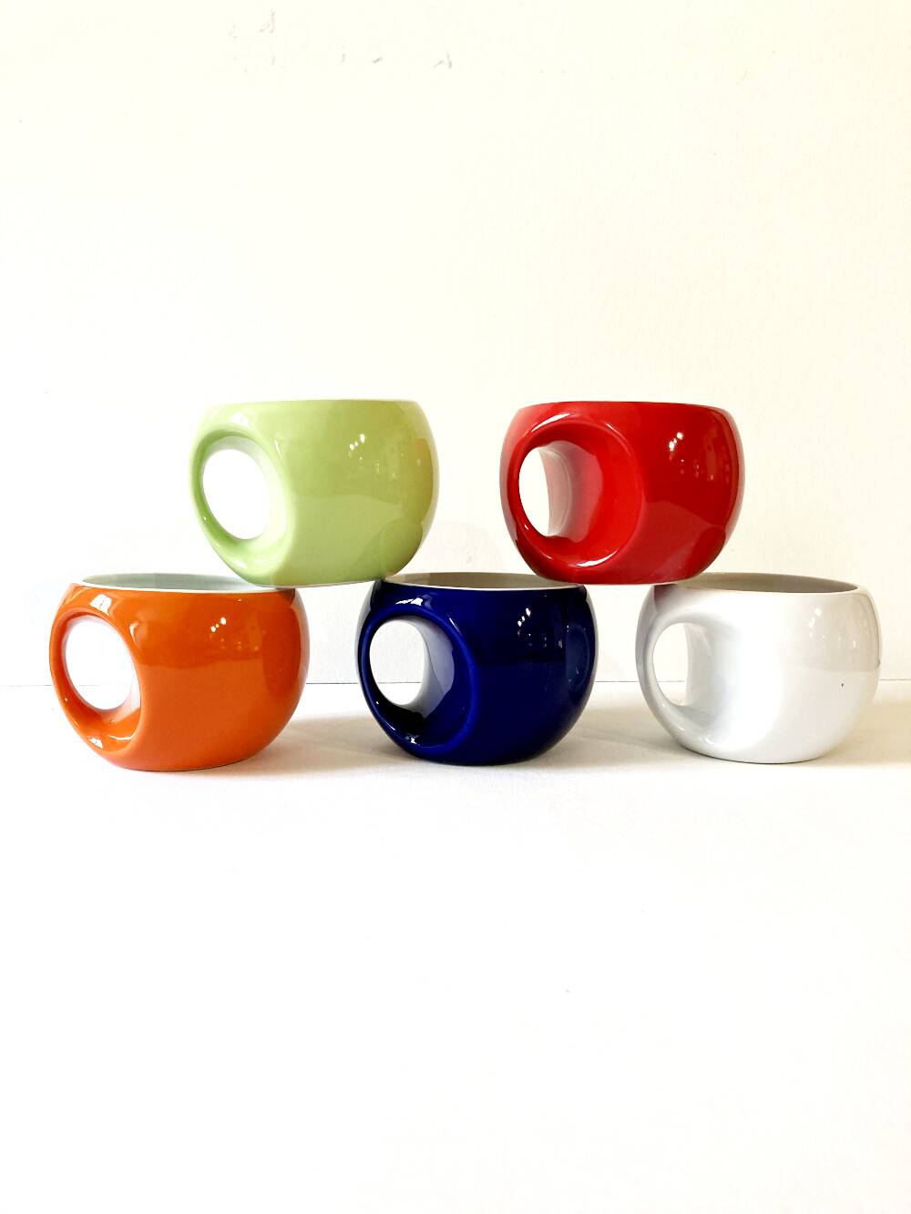 5 Pradel France Mugs