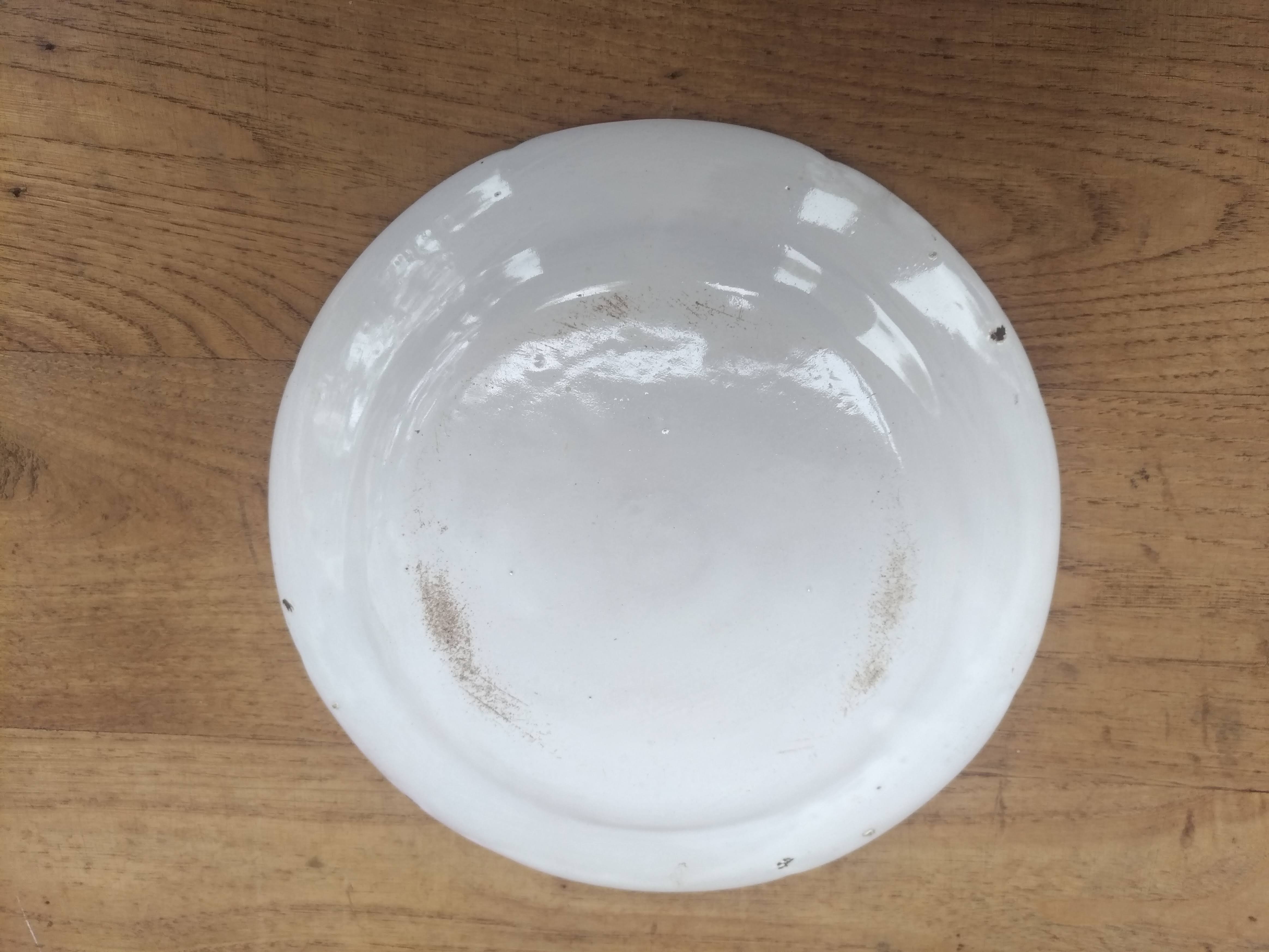 Old porcelain plate