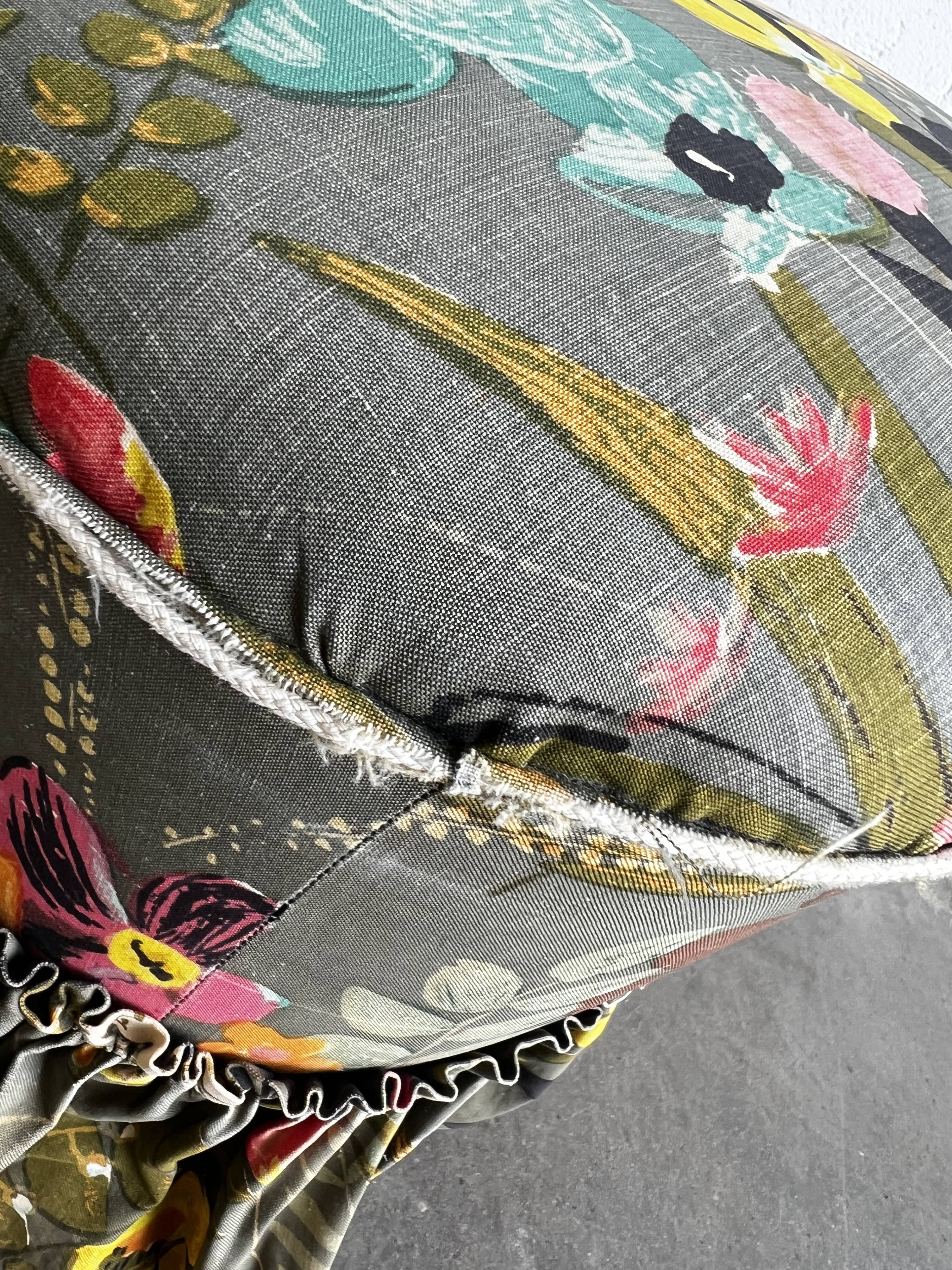 Vintage Floral Cocktail Chair/Single Seat/Armchair