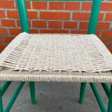 Lot de 4 chaises en bois dans le modèle italien de Chiavari