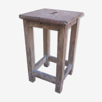 Ancien tabouret bois