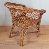 Wicker children's chair