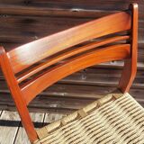 6 elegant vintage 1960s Danish rope chairs