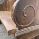 Vintage church pew