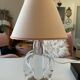 1950s crystal lamp