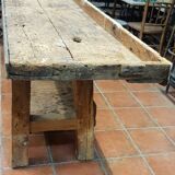 Établi d'ébeniste en bois