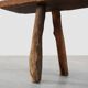 French Primitive Farmhouse Bench with Splayed Legs, 19th Century