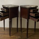 Pair of Louis XVI Style Bedside Tables