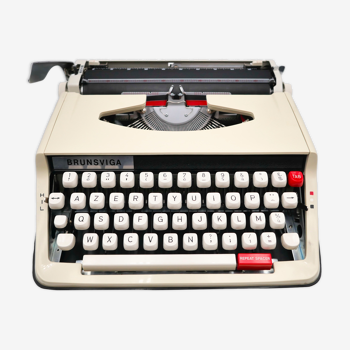 Machine à écrire brother brunsviga vintage révisée ruban neuf