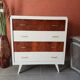 Vintage rosewood chest of drawers with 4 drawers from the 1960