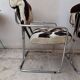 Set of 4 vintage Cucroma armchairs – Guido Faleschini – leather