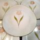 Niderviller Tulip stoneware plates and bowls