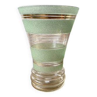 Art Deco vase in granite glass