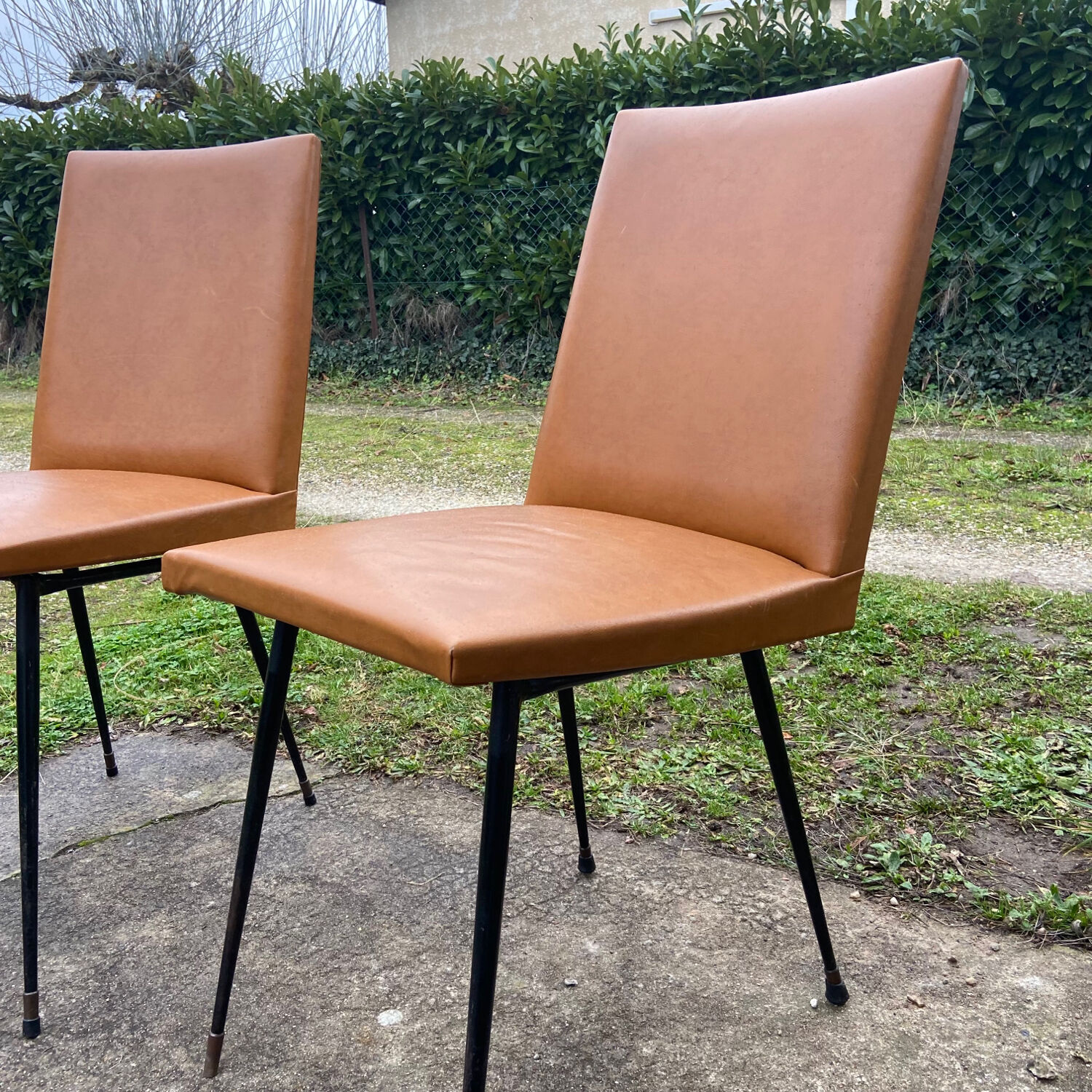 Lot de 4 chaises vintage