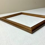 Retro frame in medium oak wood