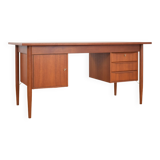 Bureau en teck danois du milieu du siècle par Gunnar Nielsen pour Tibergaard, années 1960.