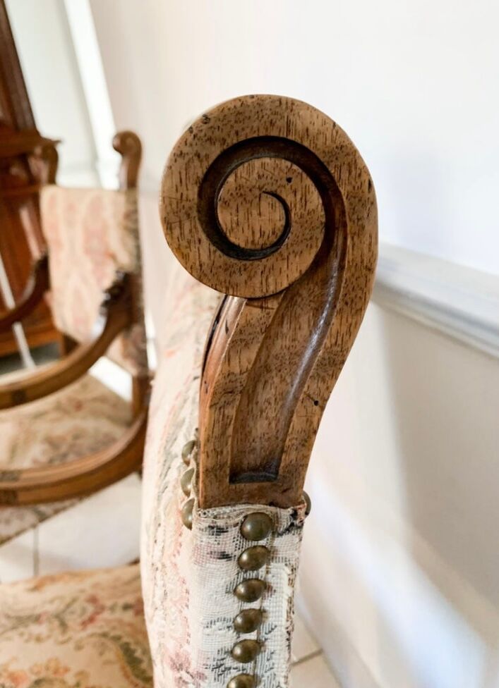 Pair of Neo-Renaissance armchairs, circa 1870