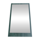 Vintage rectangular mirror blue green 50x90cm