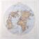 World map planisphere vintage air and maritime lines from 1950