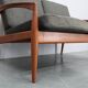 1960s Kai Kristiansen Paper Knife 2-Seater Teak Sofa , Denmark