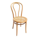 Curved wooden caned bistro chair ZPM