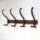 Coat rack signed Thonet with four hooks dimensions: height -32cm - width - 69cm-