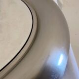 Reggiani round mirror in vintage chrome metal