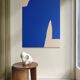 Contemporary abstract Blue Klein 1
