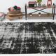 Black & gray antique handmade Turkish rug 259x175cm
