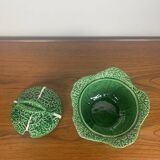 Green cabbage ceramic soup tureen, 1970/80